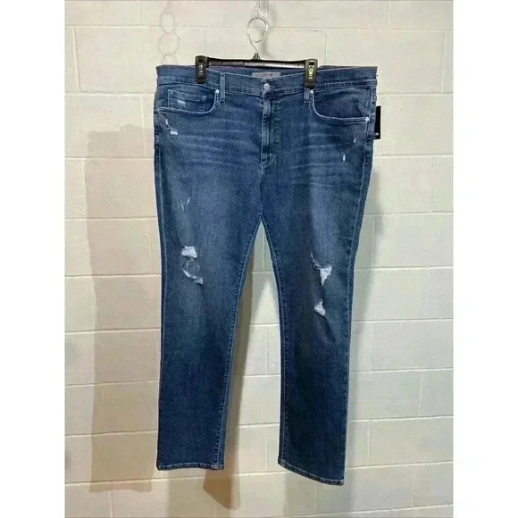 Joe's Jeans Men's Kinetic Slim Fit Jeans‎ 42 Tristan/Medium Wash Distressed NWT - Picture 2 of 9